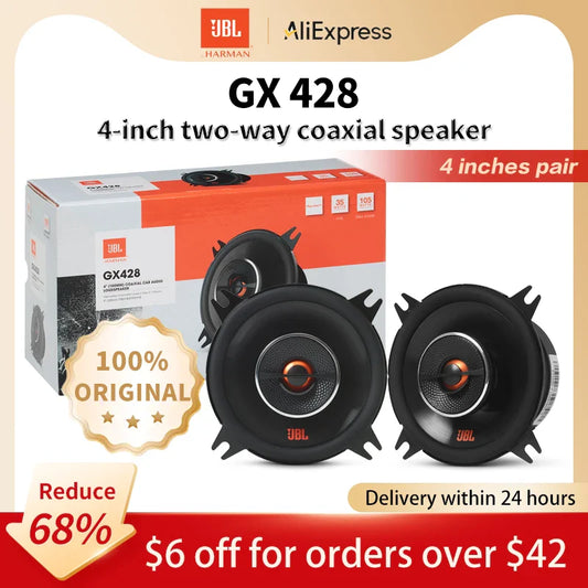 JBL 4-inch coaxial speakers 2-way audio Music stereo subwoofer Full frequency coaxial speakers