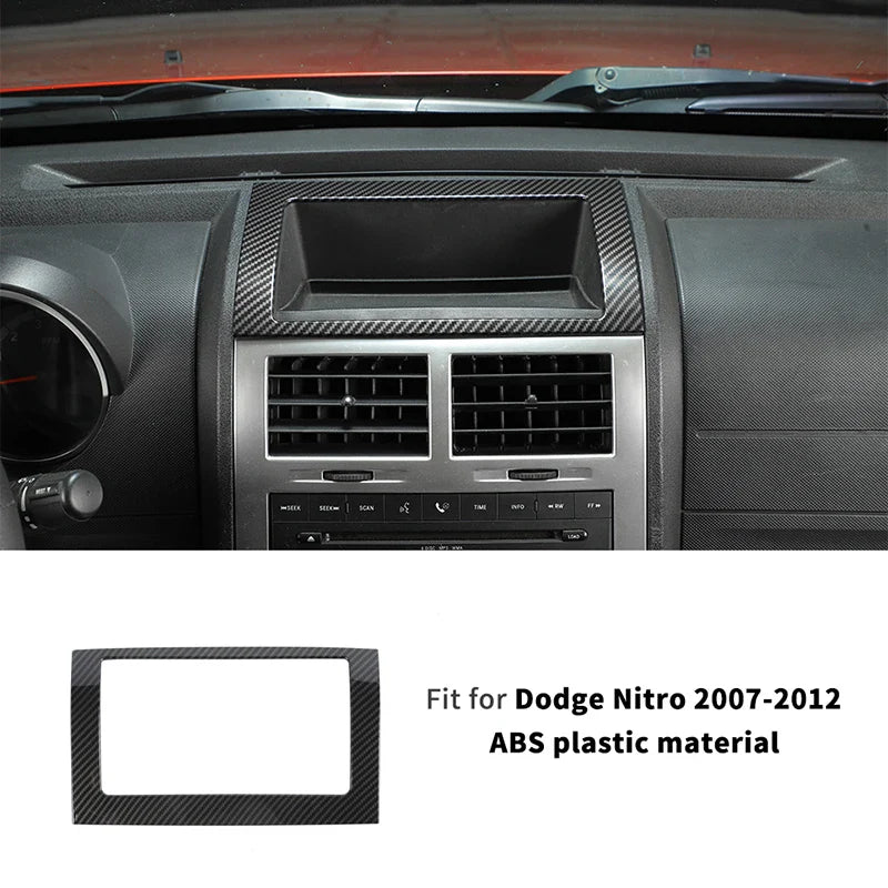 ABS Interior Central Control Steering Wheel Reading Light Decoration Cover For Dodge Nitro 2007-2012 Car Interior Accessories