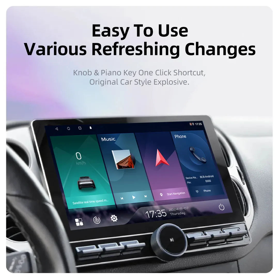 10.1 Inch Android 10 2 Din Car Radio Multimedia Large Screen Head Unit Carplay Android Auto Navigation GPS WiFi FM