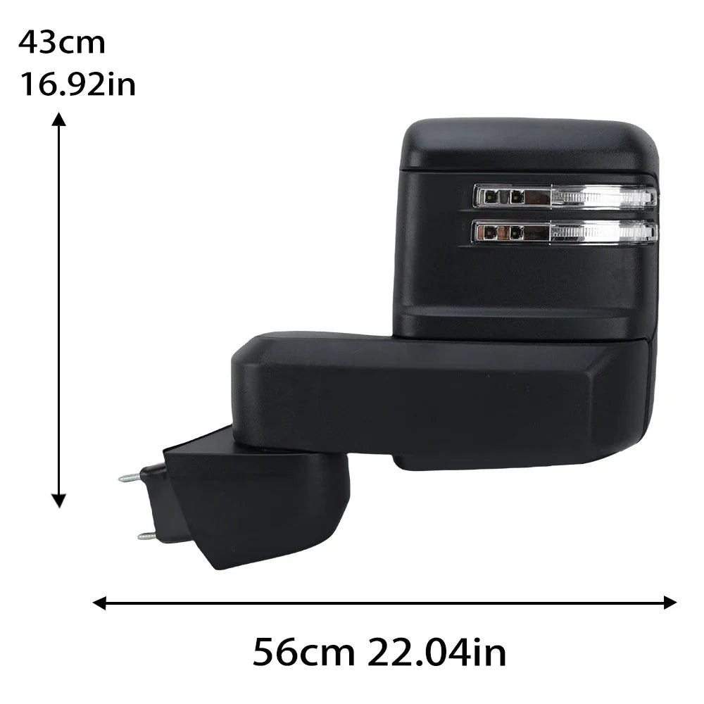 15 Wires Side Door Mirror Assembly For Chevrolet Silverado 1500/GMC Sierra 1500 2019-2022 Double Mirror Wing Mirror Accessories