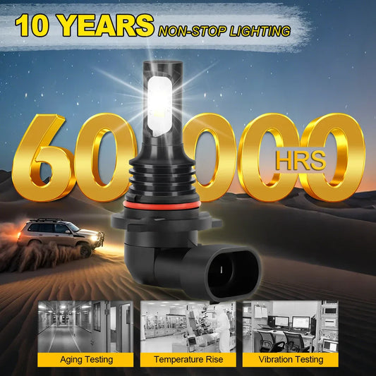 90W 9005 HB3 LED Fog Lamps 20000LM High Power Auto Front Fog Lights For Dodge RAM 1500 2500 3500 2013 2014 2015 2016 2017 2018