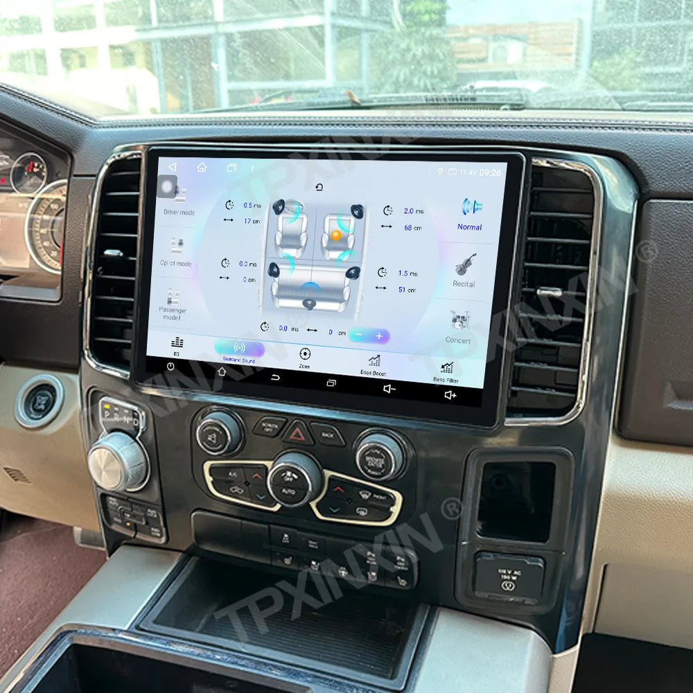 13.1 Inch Android 13 For Dodge RAM 1500 2013-2018 Car Radio QLED Touch Screen CarPlay Multimedia Player GPS Navigation Head Unit
