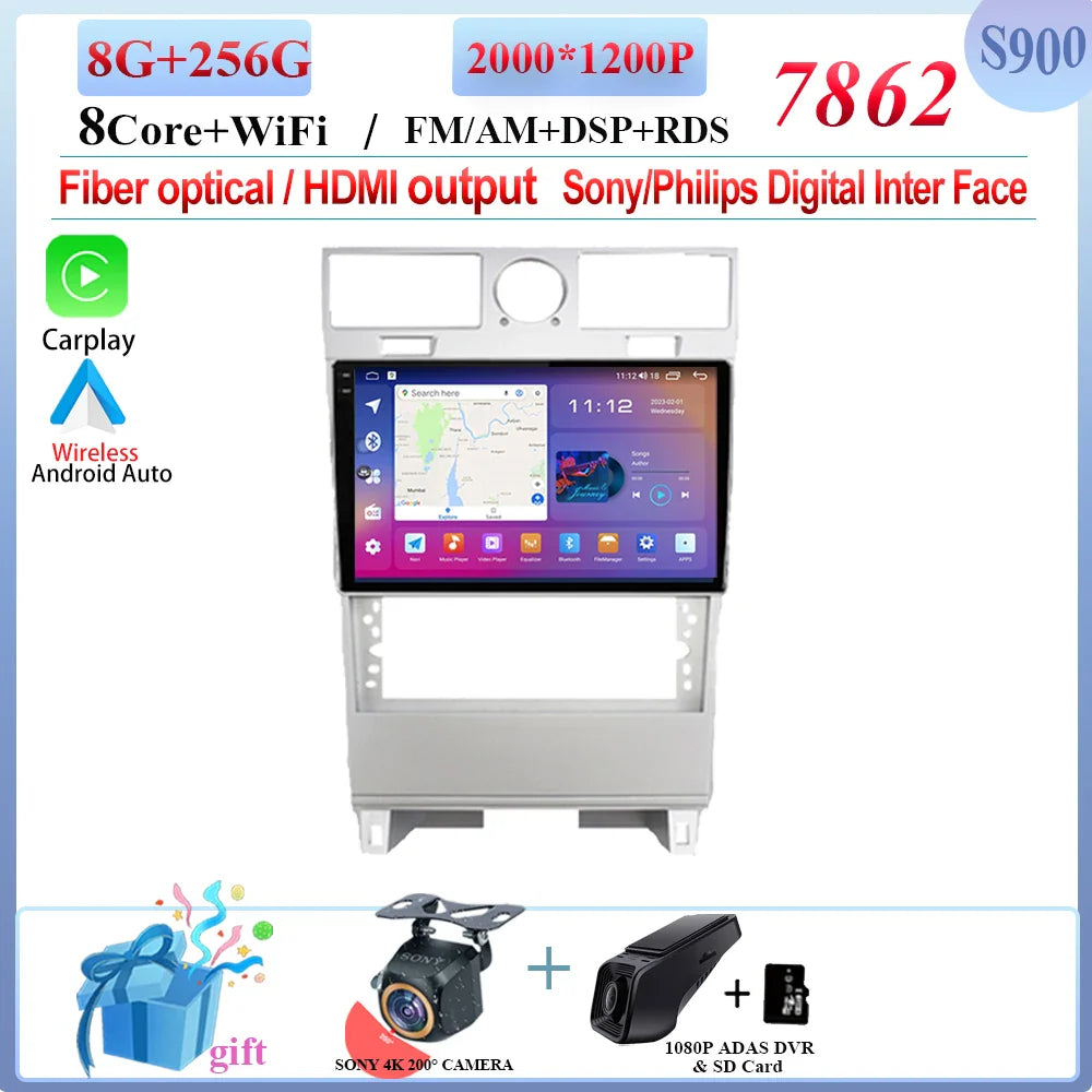 7862 Car Android 14 For Lincoln Navigator 2003 - 2009 Carplay Autoradio Multimedia Video Player Navigation GPS Auto No 2din DVD