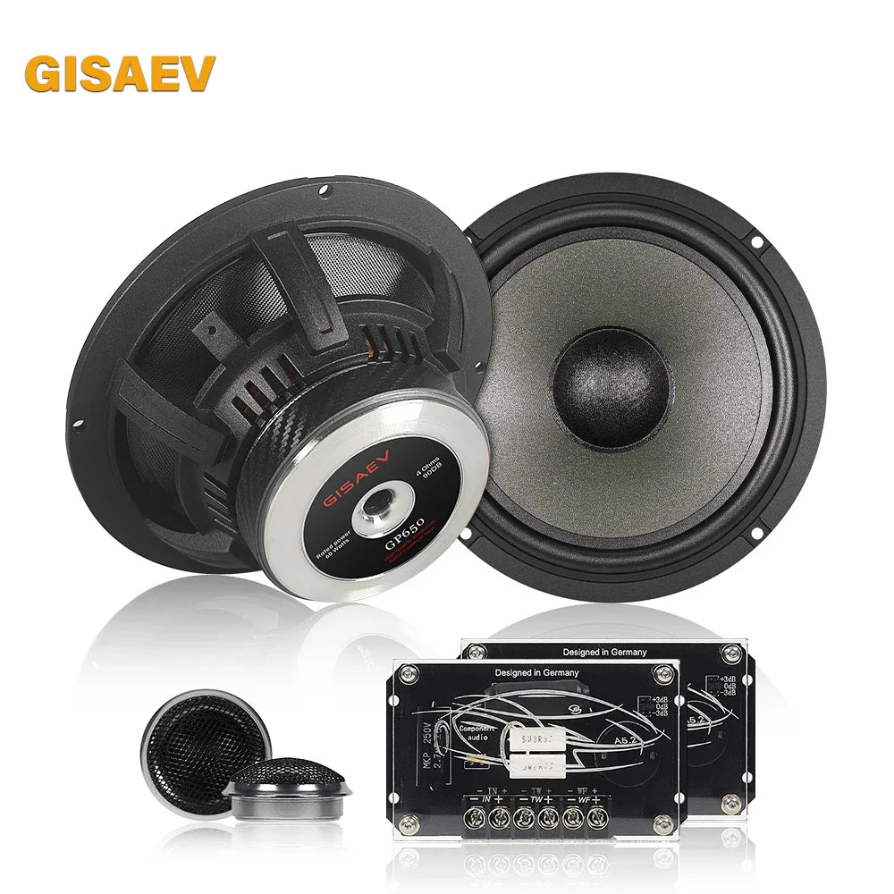 GP650 high-quality 6.5-inch car speaker 180W HIFI car audio set stereo high pitched speaker mid bass speaker car subwoofer