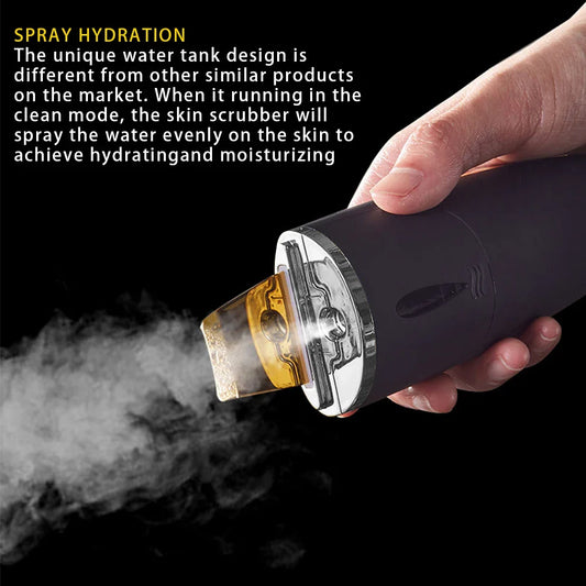 New Ultrasonic Skin Scrubber Vibration Face Spatula Blackhead Remover Shovel Clean Cavitation Peel