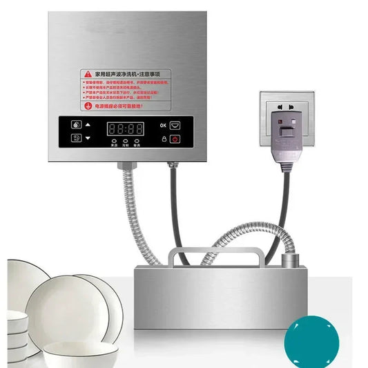 New Ultrasonic Dishwasher Household Small Portable Sink Cleaning Machine Automatic Household Free