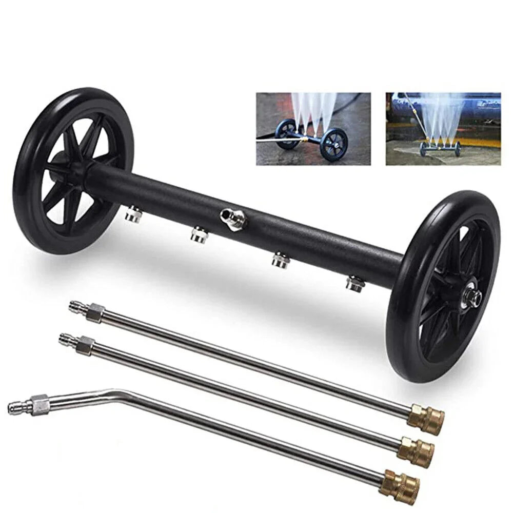 Pressure Undercarriage Washer Cleaner Car Wash Water Broom Attachments Under Body Cleaning Chassis Washer Fan Nozzle Auto tools power tools