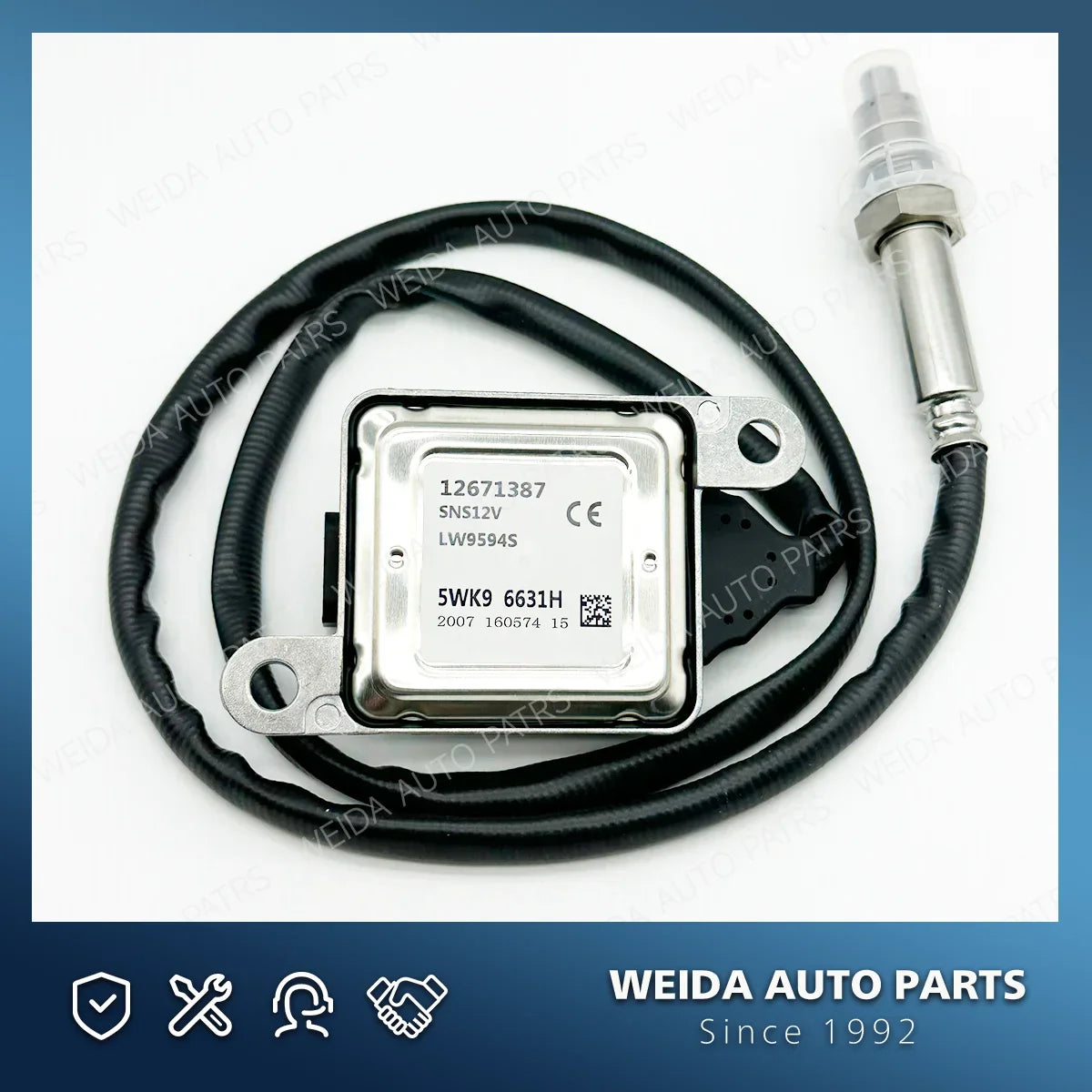 Nitrogen Oxide Sensor NOx Sensor 12671387 5WK96631H For Chevrolet GMC Duramax Diesel 6.6L 12642310 12669594 19256343