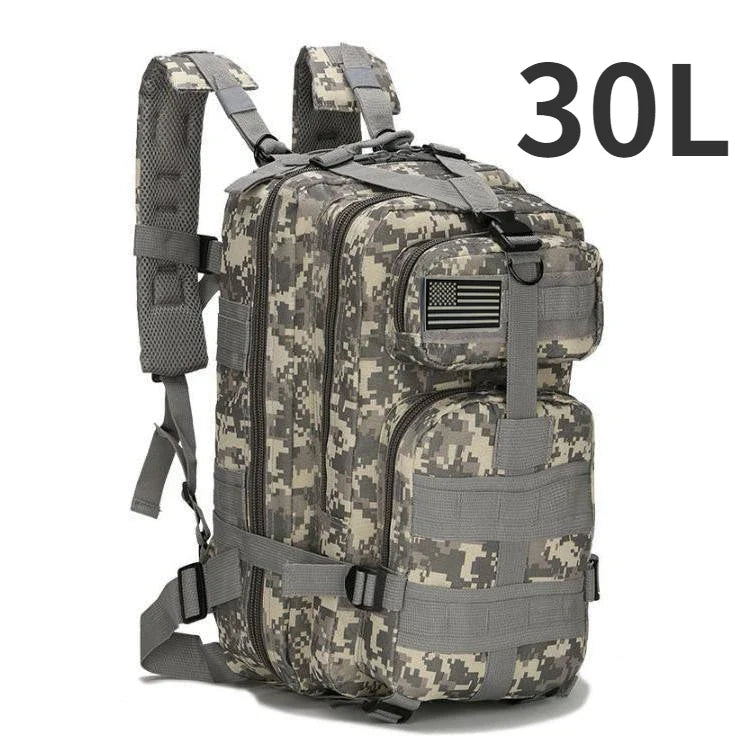 50L/30L Camo Bag Men Tactical Backpack Molle Bag Out Bag Waterproof Camping Hunting Backpack Trekking Hiking