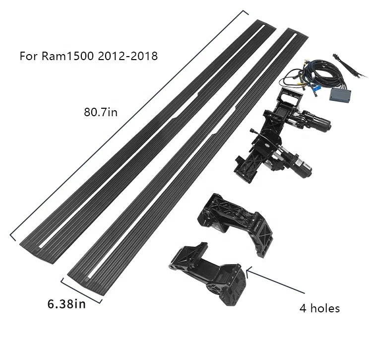 Customized Pickup Auto Parts waterproof motor power step Aluminum running boards FOR 2012 dodge ram side step
