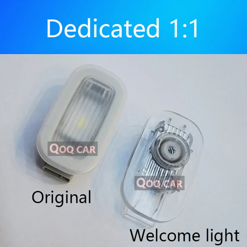 Led Car Door Logo Welcome Lamp Shadow Light For Mercedes Benz EQE 350 EQS Laser Projector Ghost Light Accessories Not Fade Glass