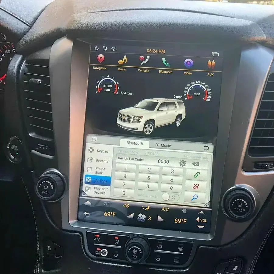 12.1" Car Radio For Chevrolet Tahoe Suburban GMC Yukon 2015-2020 Android 13 Multimedia Stereo DSP Video Player GPS Navi Carplay