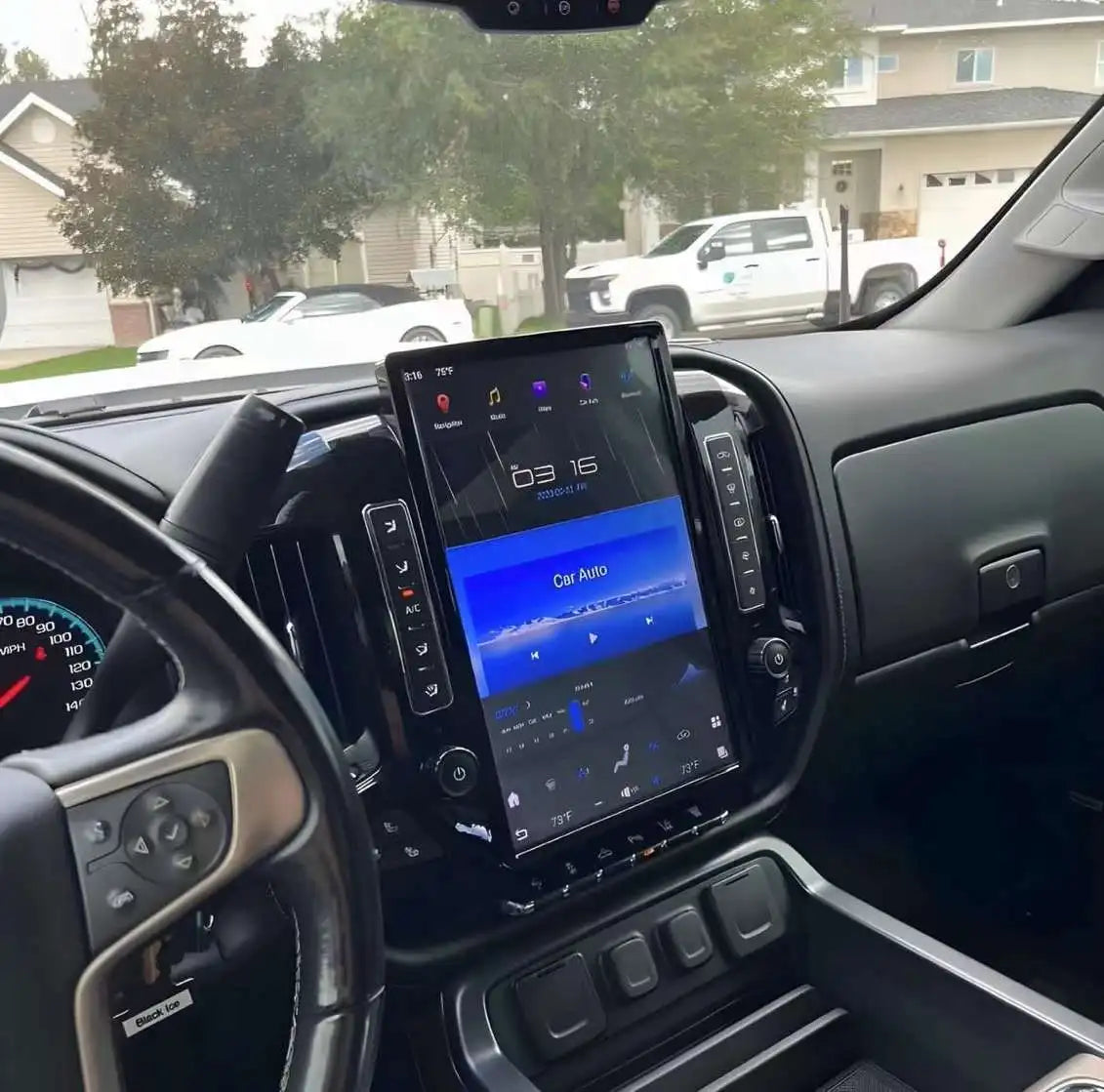 NEW 14.4" Tesla Style Screen For GMC Sierra Chevrolet Silverado 2014-2019 Car Multimedia Radio Player,stereo Android dash Unit