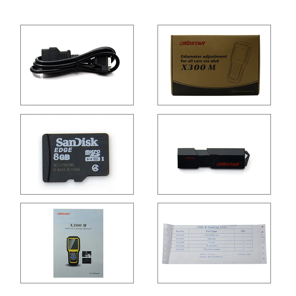 2025 OBDSTAR X300M X300 M OBD2 Car Cluster Calibration Adjustment and OBDII Diagnostic Tool GD801