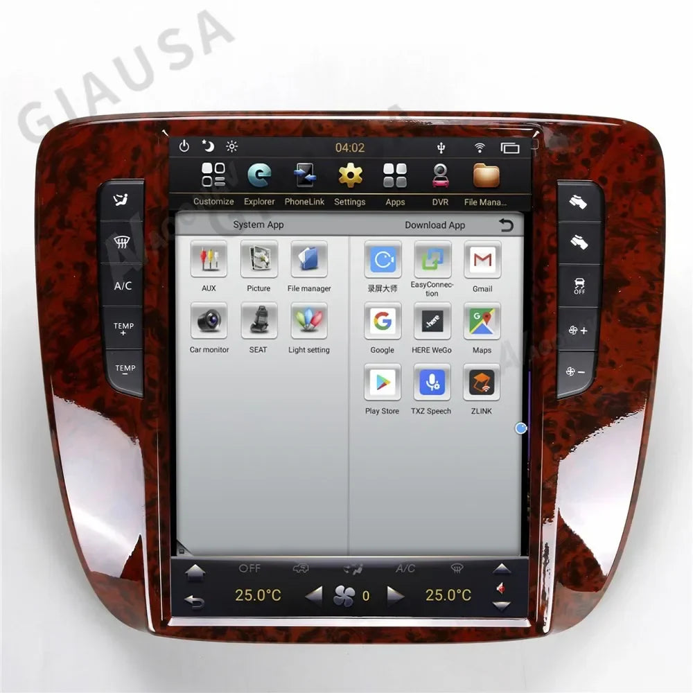 12.1" Touch Screen Android 8-Core Car GPS Navigation For GMC Yukon Chevrolet Tahoe Suburban 2007~2012 Multimedia GPS Radio Unit