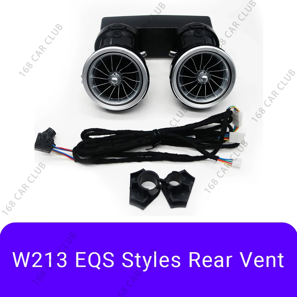 LED Air Vents 3D/4D Rotate Tweeter Speaker For Mercedes Benz W213 W238 E53 E63 E-Coupe Car 64 Colours Lnterior Decorative Lights