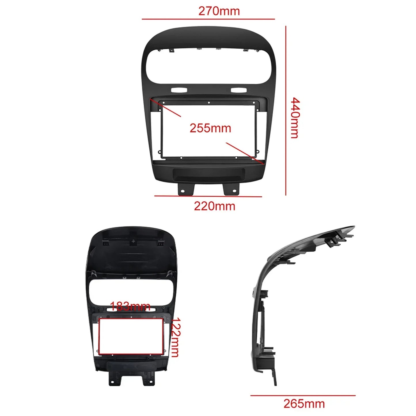 For Dodge Journey Fiat Leap Freemont 2011-2020 Car Radio Multimedia Navigation Wireless BT Carplay Touch Screen Head Unit Stereo