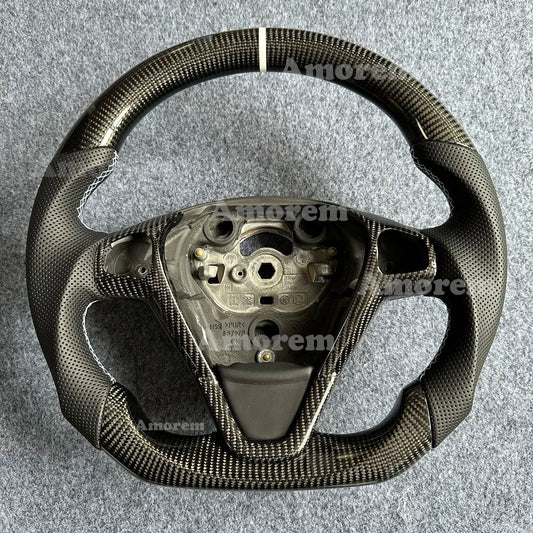 For Ford Fiesta MK7 MK7.5 ST180 Customised Carbon Fiber Steering Wheel 2009 2010 2011 2012 2013 2014 2015 2016 2017