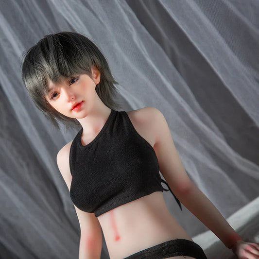 MDL New! 60cm anime doll toys 1/3 size short hair beauty human doll movable joints silicone material dressing model