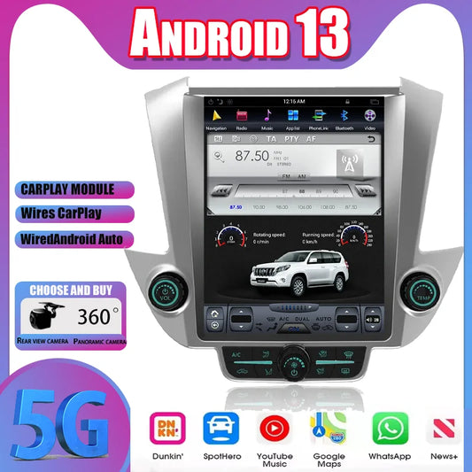 12.1" Car Radio For Chevrolet Tahoe Suburban GMC Yukon 2015-2020 Android 13 Multimedia Stereo DSP Video Player GPS Navi Carplay