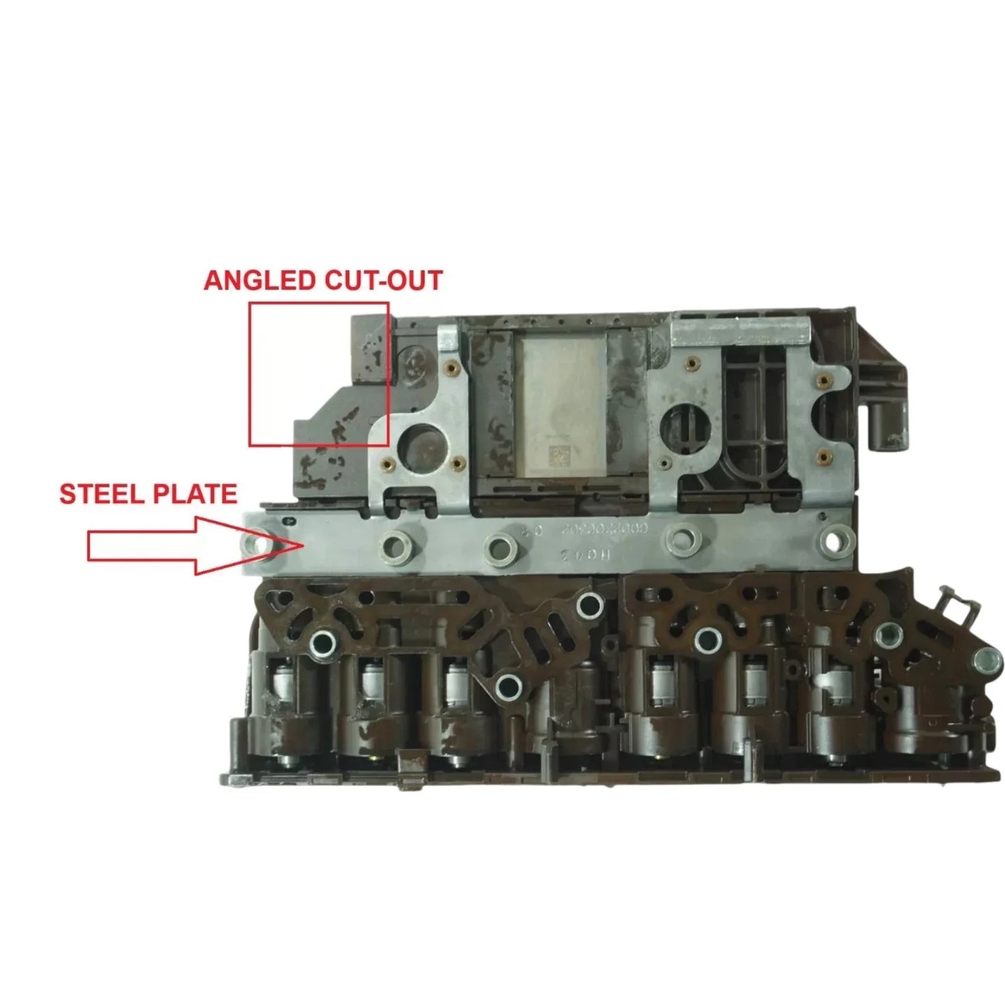 6T70 6T75 TCM Transmission Control Module Assembly 2nd Gen Angled Cut-Out Steel Plate 25420BC 24268004 For Chevrolet GMC Buick