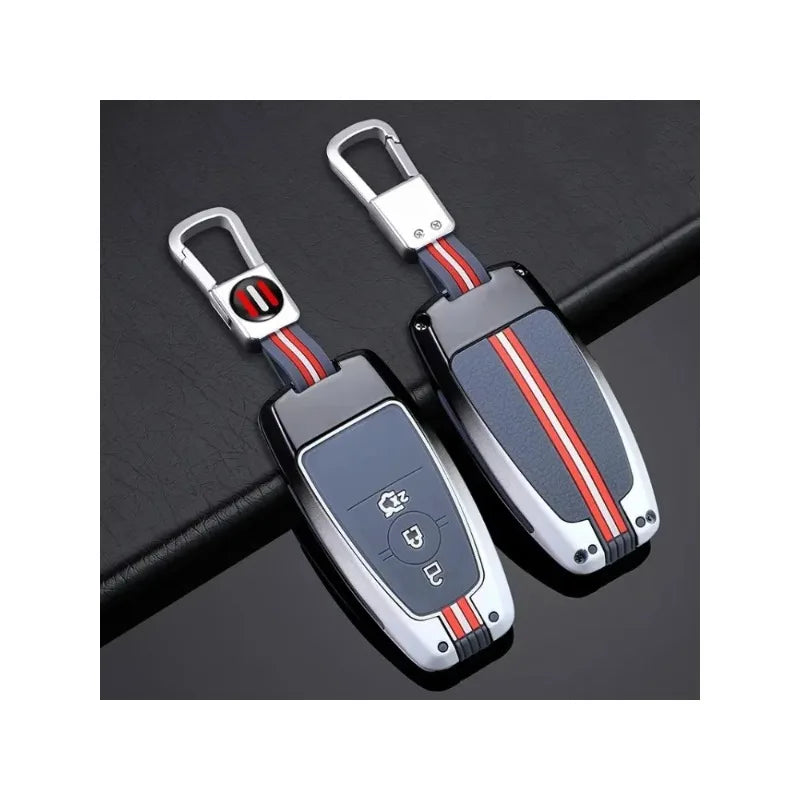 Zinc Alloy Car Key Cover Protective Shell For Ford Fusion Mondeo Mustang Explorer Edge EcoSport For Lincoln Mondeo MKC MKZ MKX