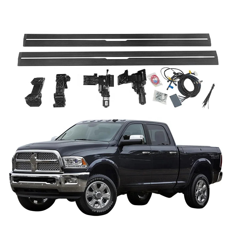 Customized Pickup Auto Parts waterproof motor power step Aluminum running boards FOR 2012 dodge ram side step