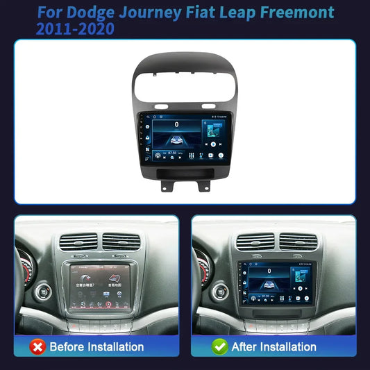 For Dodge Journey Fiat Leap Freemont 2011-2020 Car Radio Multimedia Navigation Wireless BT Carplay Touch Screen Head Unit Stereo