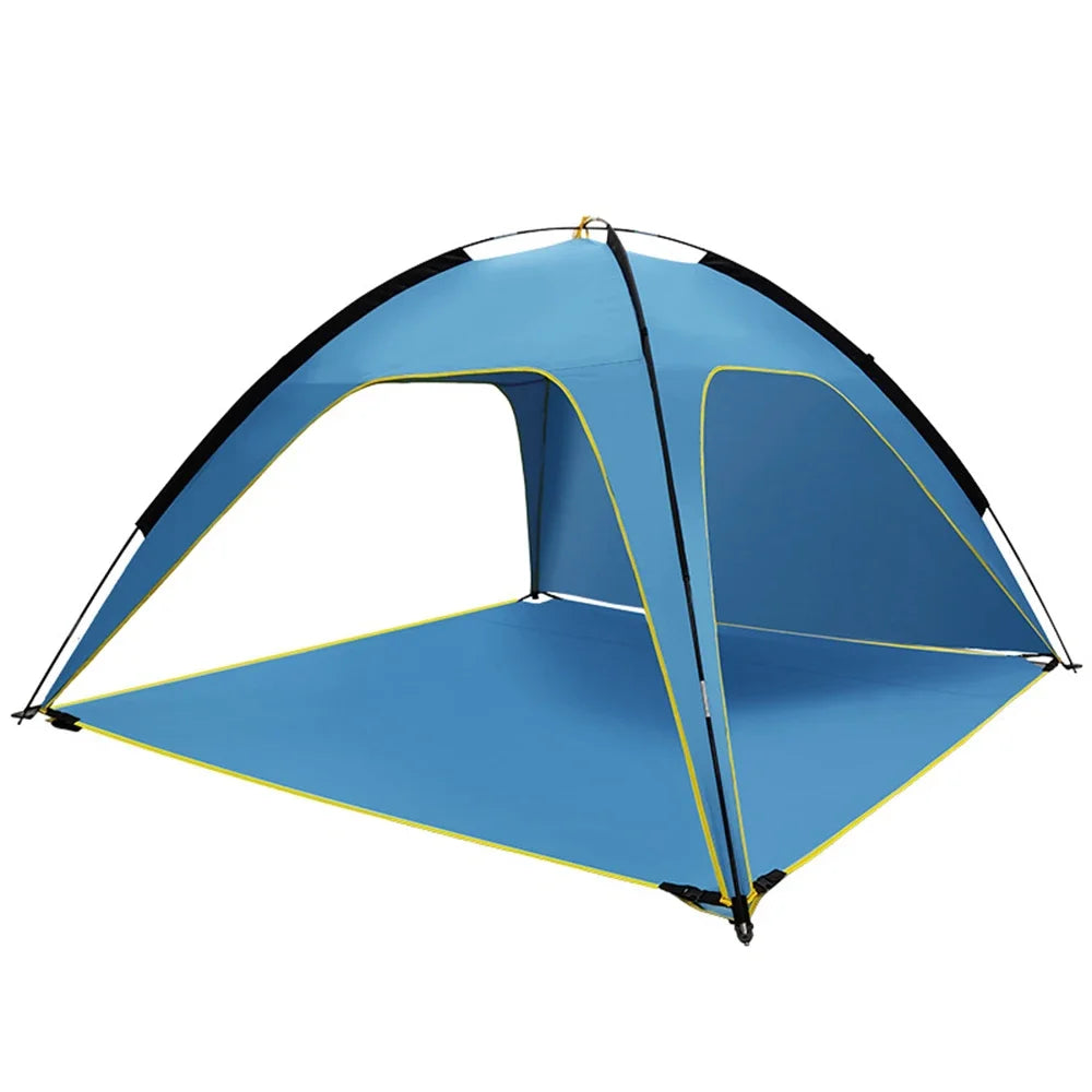 Pop-up Beach Tent, Outdoor Awning Umbrella for Beach, Camping, Party or Picnic, UPF50