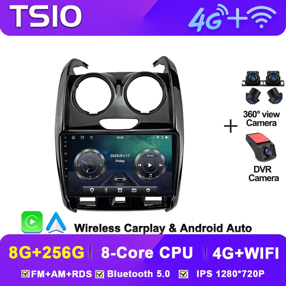 Car Multimedia Player For Renault Duster 2015 - 2021 For LADA Largus 2021 Automotive Multimedia Mirror Link Intelligent System