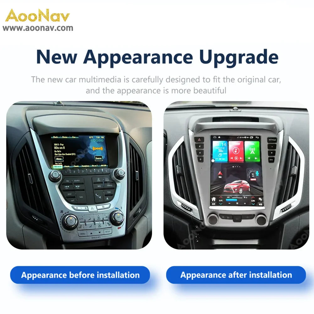 128GB Android Car Radio For GMC TERRAIN CHEVY EQUINOX 2010-2016 Multimedia Player GPS Navigation Wireless Carplay AUTO Head Unit