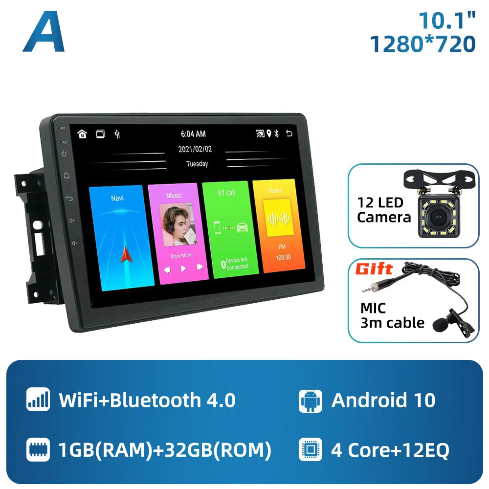 For Dodge Dakota 2009 - 2011 2 Din Android Car Radio Navigation WIFI FM GPS Multimedia Player Autoradio Head Unit Audio Stereo