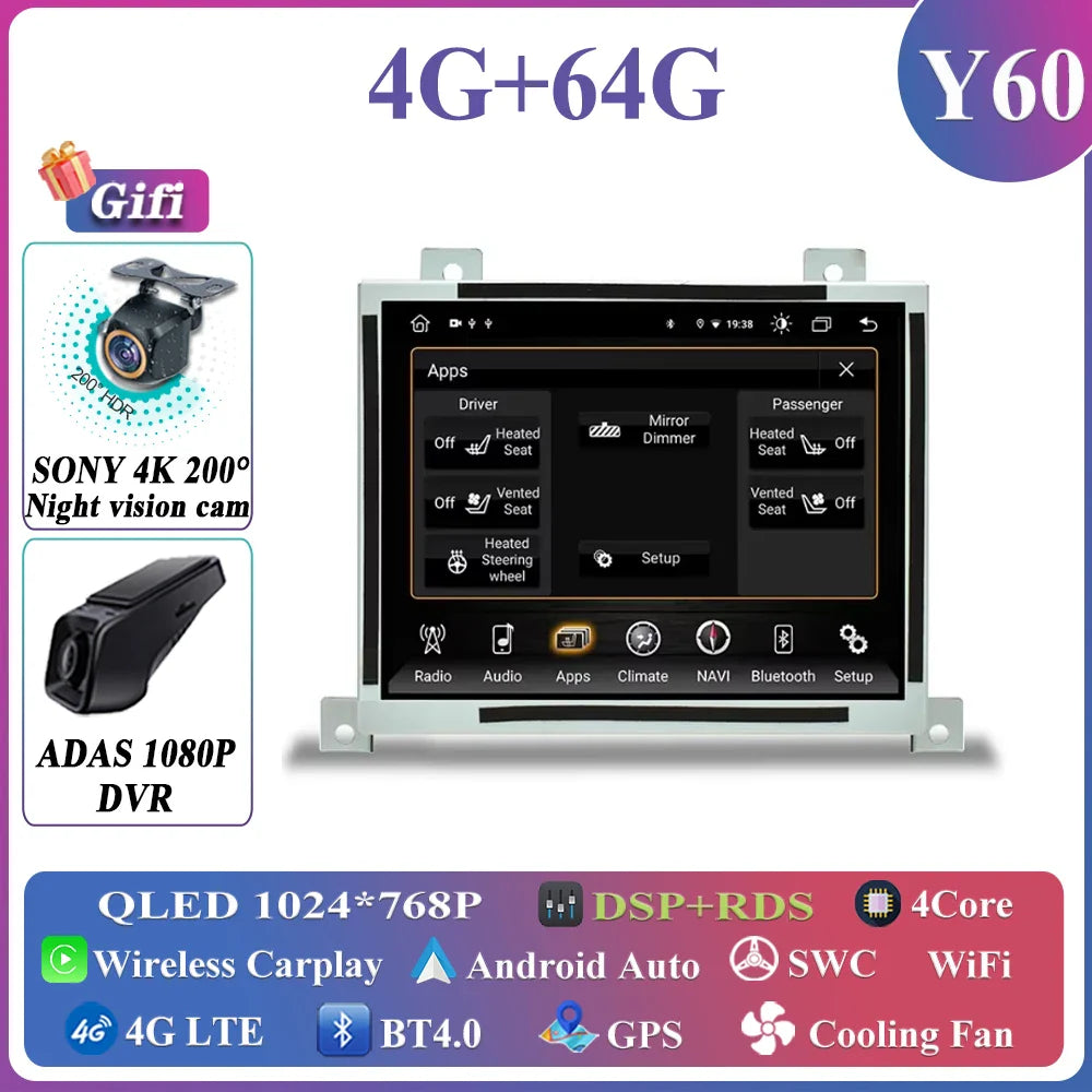 8.4 inch Android Car Stereo Radio For Dodge Charger Challenger 2015-2019 Replacement Wireless Carplay and Android Auto Headunit
