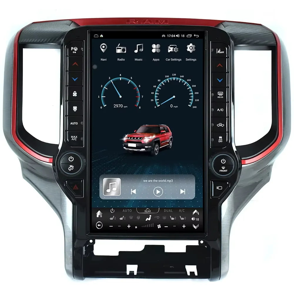 Android 13 Car Radio For Dodge Ram 2019 - 2024 Carplay GPS Navigation Multimedia Video Player 13.6 Inch Touch Screen Head Unit