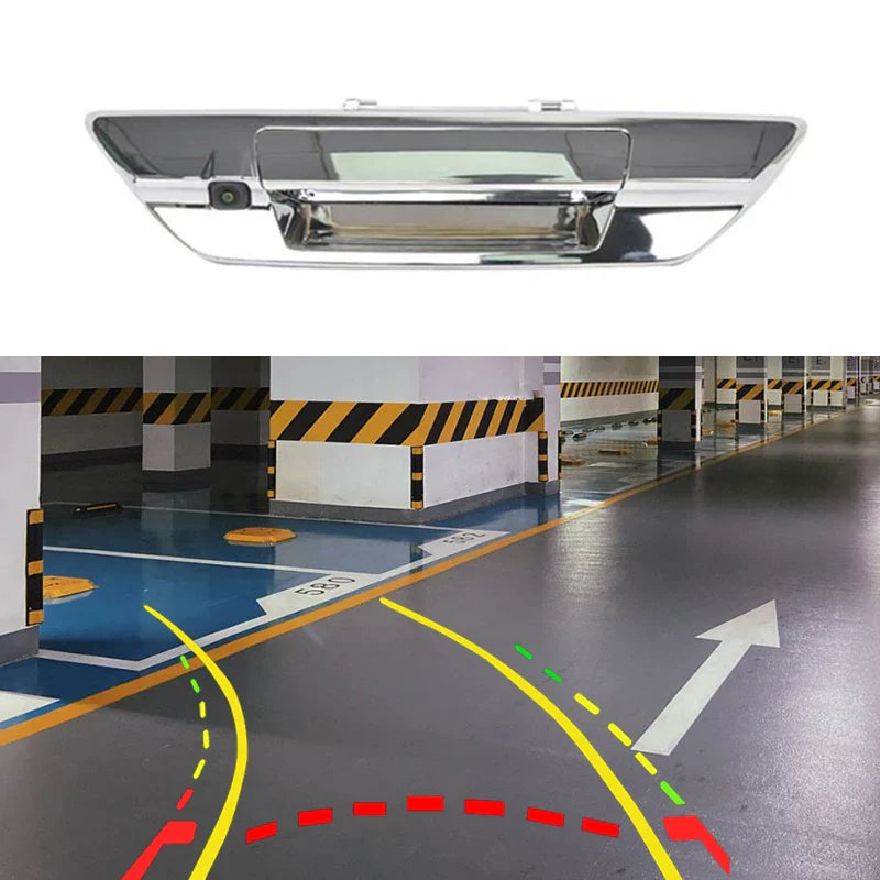 Car Trunk Handle Backup Camera IP68 Waterproof 170° Wide Angles Night Vision for Toyota Hilux SR5 M80 2016-2024 69090-0K350