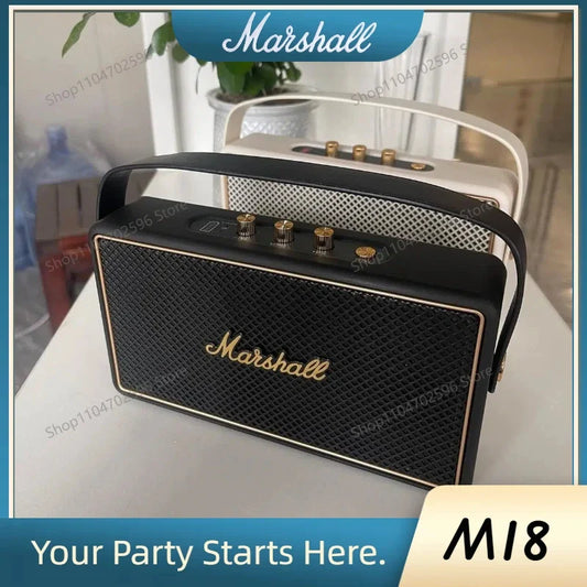 Marshall M18 Portable Sound Speaker Stereo Music Player Wireless Bluetooth Speaker Home Outdoor Classical Music Player