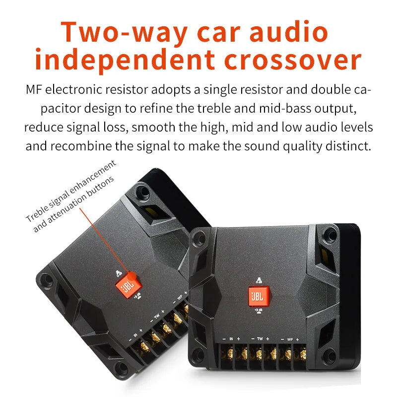 JBL car audio speaker two-way treble midrange bass subwoofer 210W real power not false standard stereo surround sound