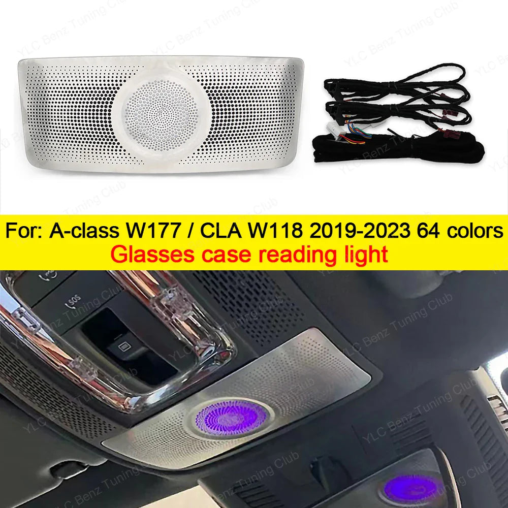Ambient Light For Mercedes-Benz W177 W118 64 Colors LED Illuminated Atmosphere Star Panel Ambient Light Advanced Air Outlet
