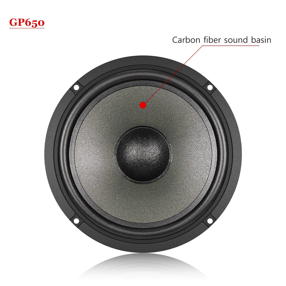 GP650 high-quality 6.5-inch car speaker 180W HIFI car audio set stereo high pitched speaker mid bass speaker car subwoofer