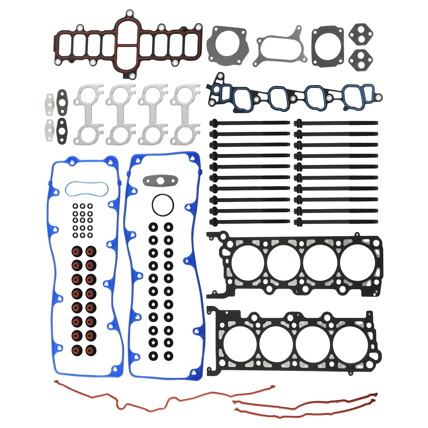 Head Gasket Set Bolts For Ford F150 Crown Victoria Lincoln Town Car 4.6L SOHC HS9792PT-8 HS9792PT-9 ES72798