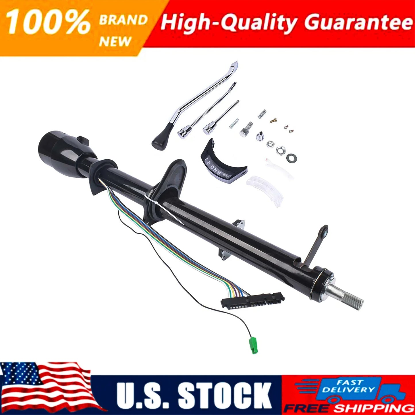 AP02 For 1967-1972 CHEVY C10 GMC Truck New Tilt Automatic Shift Steering Column Black
