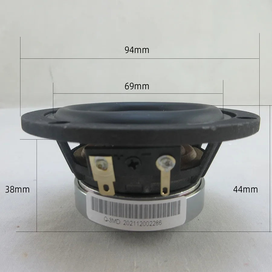 3.5-inch Pure Midrange Universal Upgrade Midrange Performance Speaker for Automobile Lossless Modification of Audio Accessories