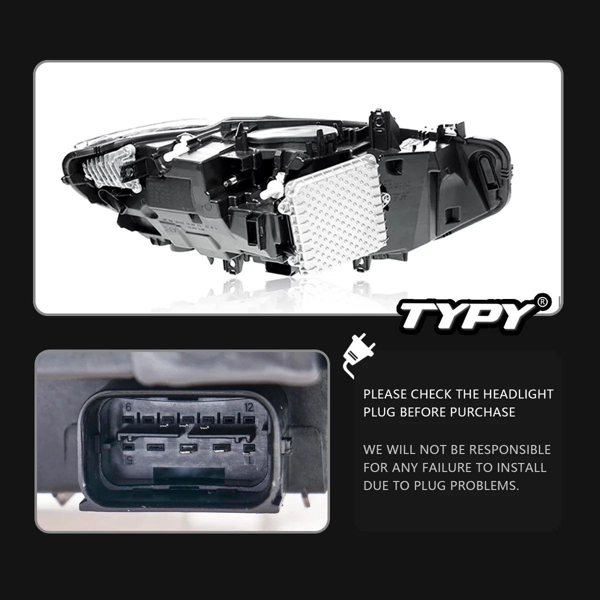 TYPY Car Lights For BMW 4 Series F32 Headlight F36 2013-2019 LED Projetor head Lamp Daytime Running Light Automotive Accessories