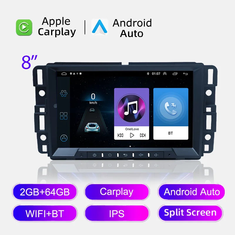 8 Inch Android Car Radio for Chevrolet Silverado GMC Sierra Impala Traverse Avalanche Express Yukon Acadia Savana GPS Multimedia