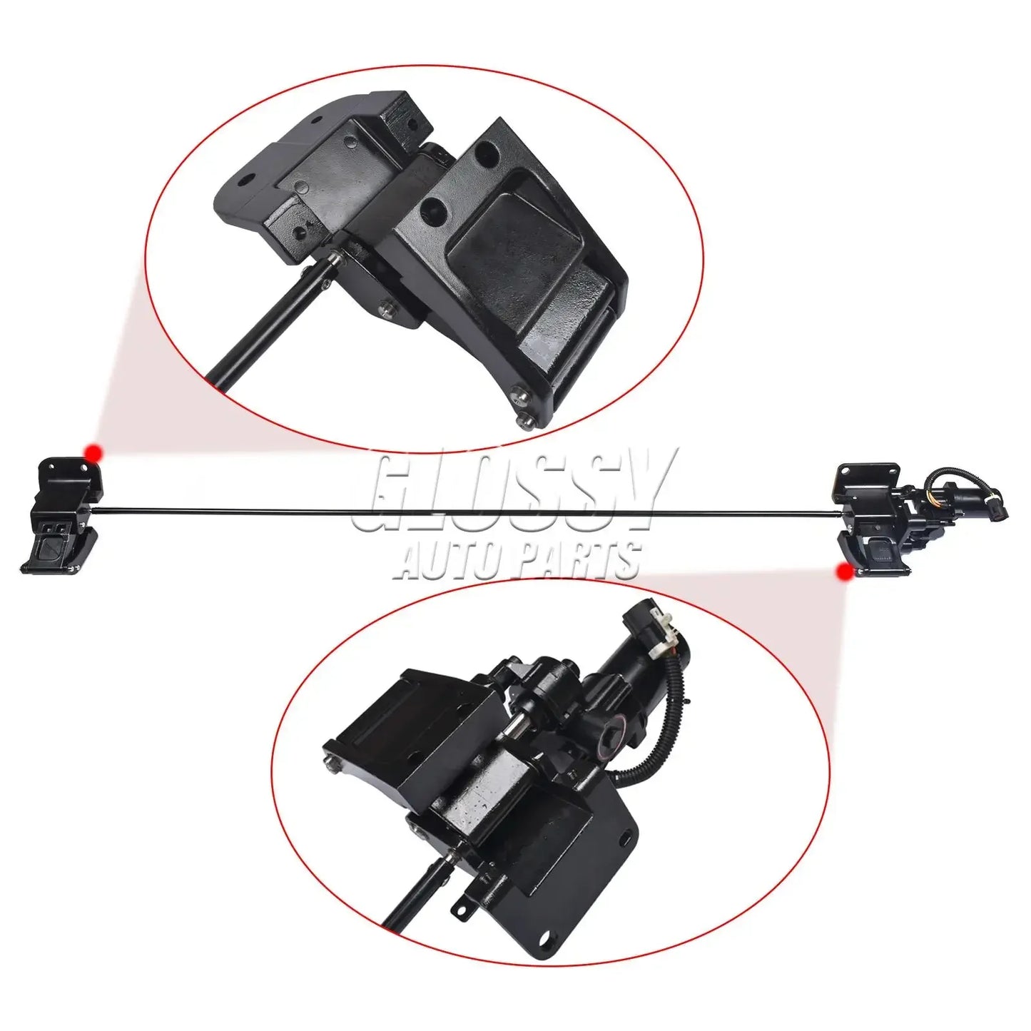 AP03 Left Running Board Motor&Front+Rear Bracket Assembly for Ford Expedition Lincoln