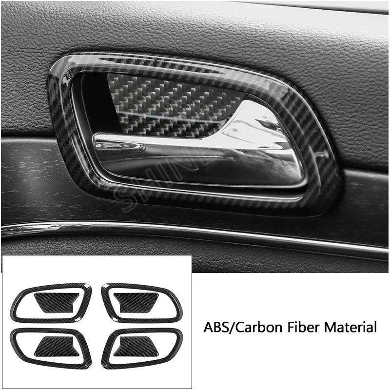 SHINEKA Carbon Fiber Grain Interior Decoration Cover for Jeep Grand Cherokee 2011 2012 2013 2014 2015 2016 2017 2018 2019 2020