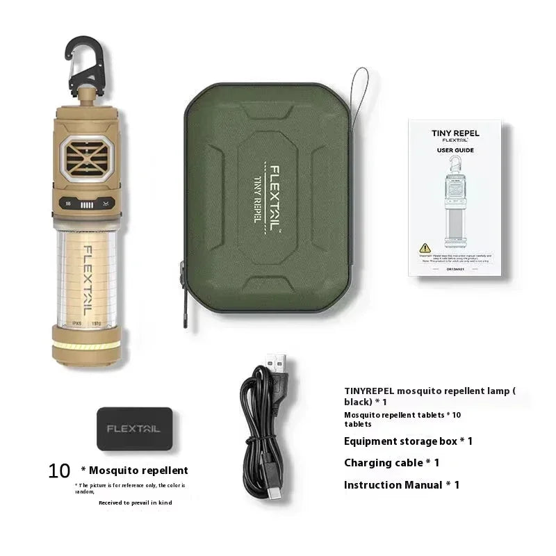 FLEXTAIL Tiny Repel S 2-in-1 Mosquito Repellent Wireless Portable Mosquito Killer Repellent Outdoor Camping Fishing Hiking Tents