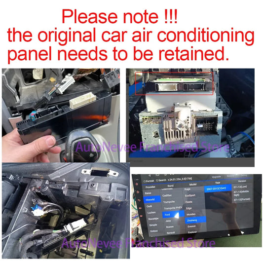 Android 14 Auto radio For Ford S Max S-MAX 2006-2015 For Ford Galaxy 2014 Carplay Multimedia Video player Navigation GPS No 2din