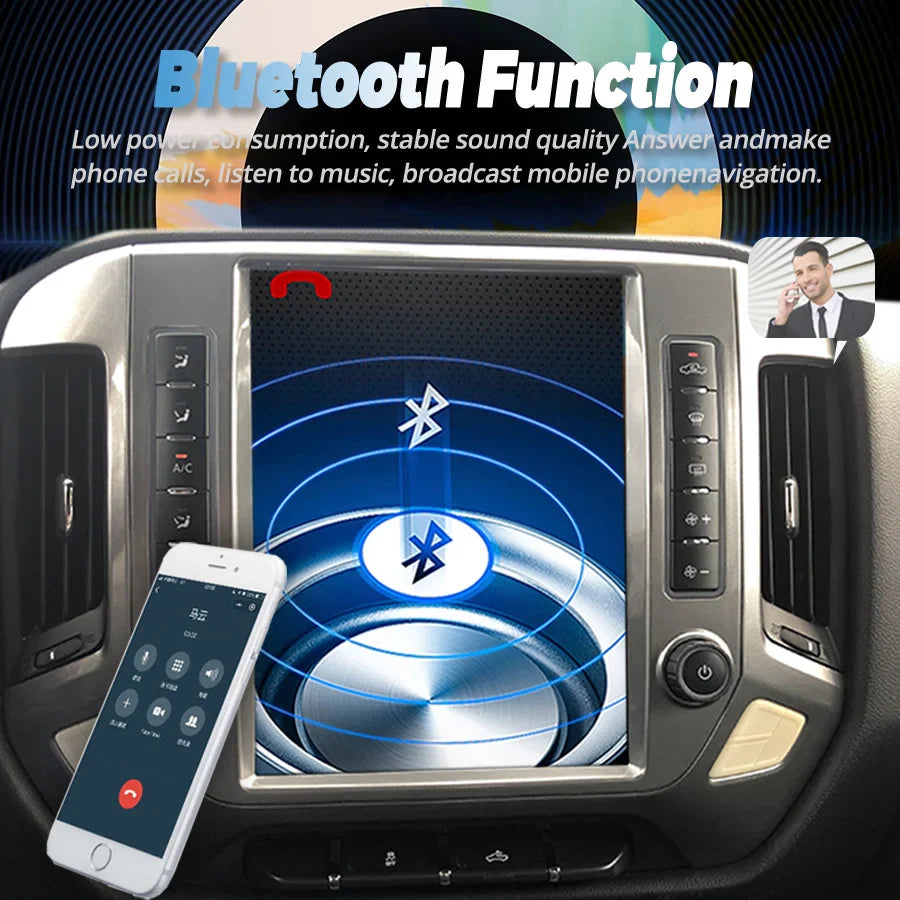 12.1inch Android Screen Radio For Chevrolet Silverado GMC SIERRA 2014 - 2018 GPS Carplay Auto Car Multimedia Video Player Stereo