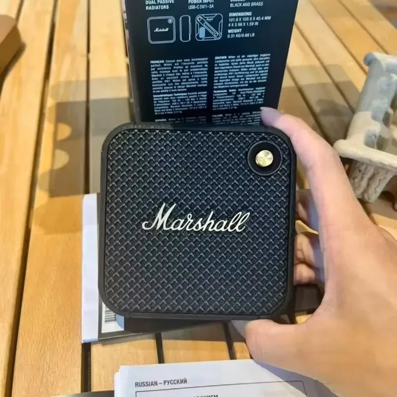 Marshall Willen Bluetooth Speaker Outdoor Cycling Waterproof Sports Speaker Wireless Stereo subwoofer Portable Mini Speaker